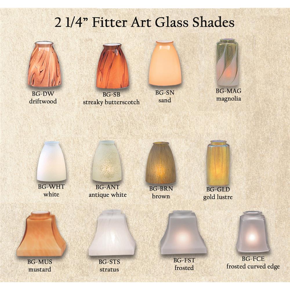 Arroyo Craftsman BG-STS  stratus art glass shade (ruskin only)